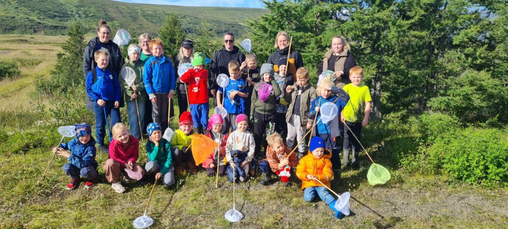 Nemendur yngsta stigs.