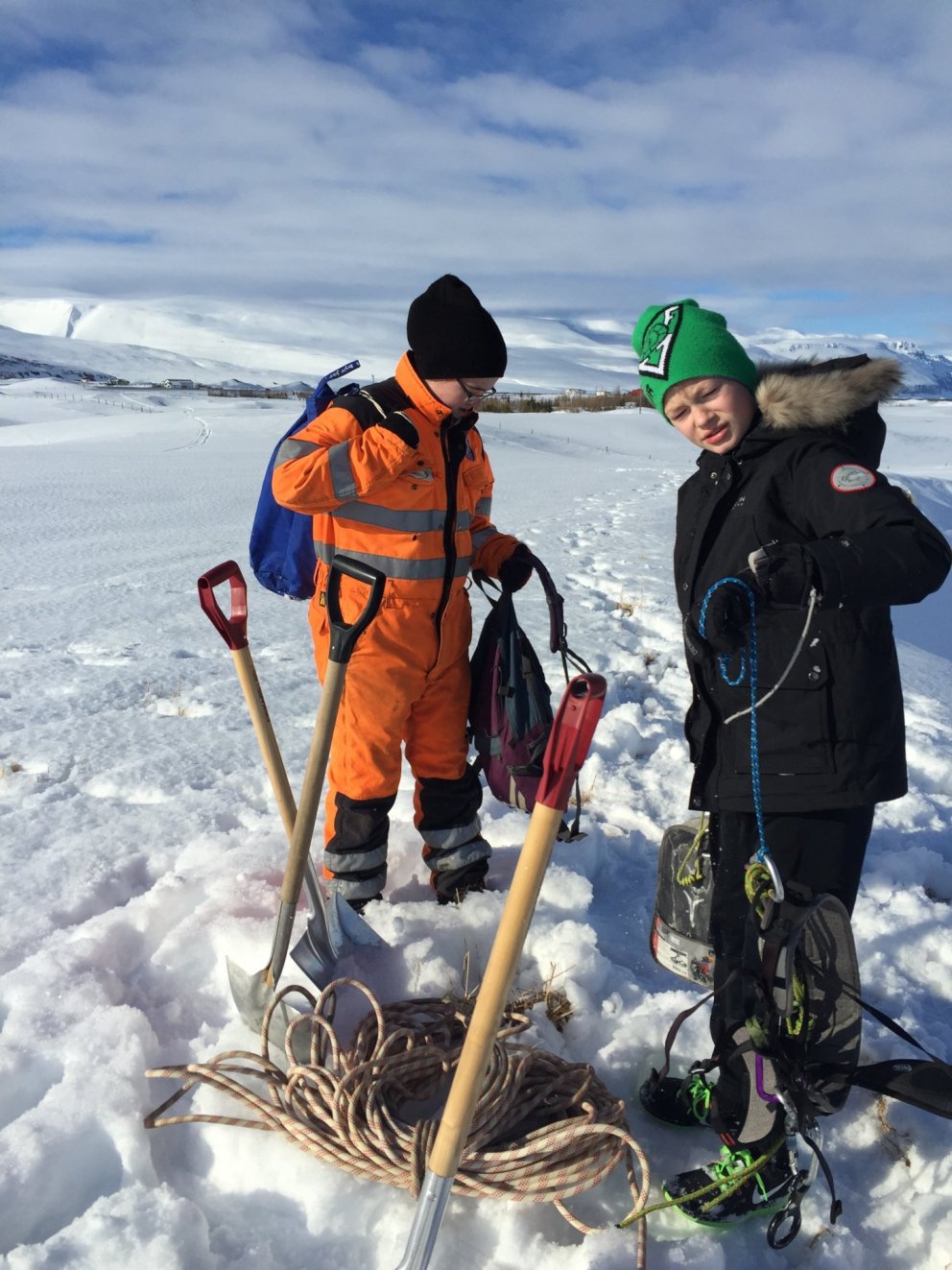Tístran og Stefán Óli