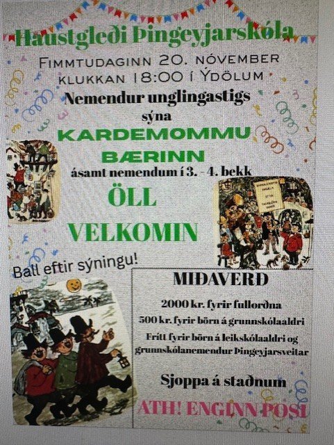 Haustgleði Þingeyjarskóla 20.11.2025
