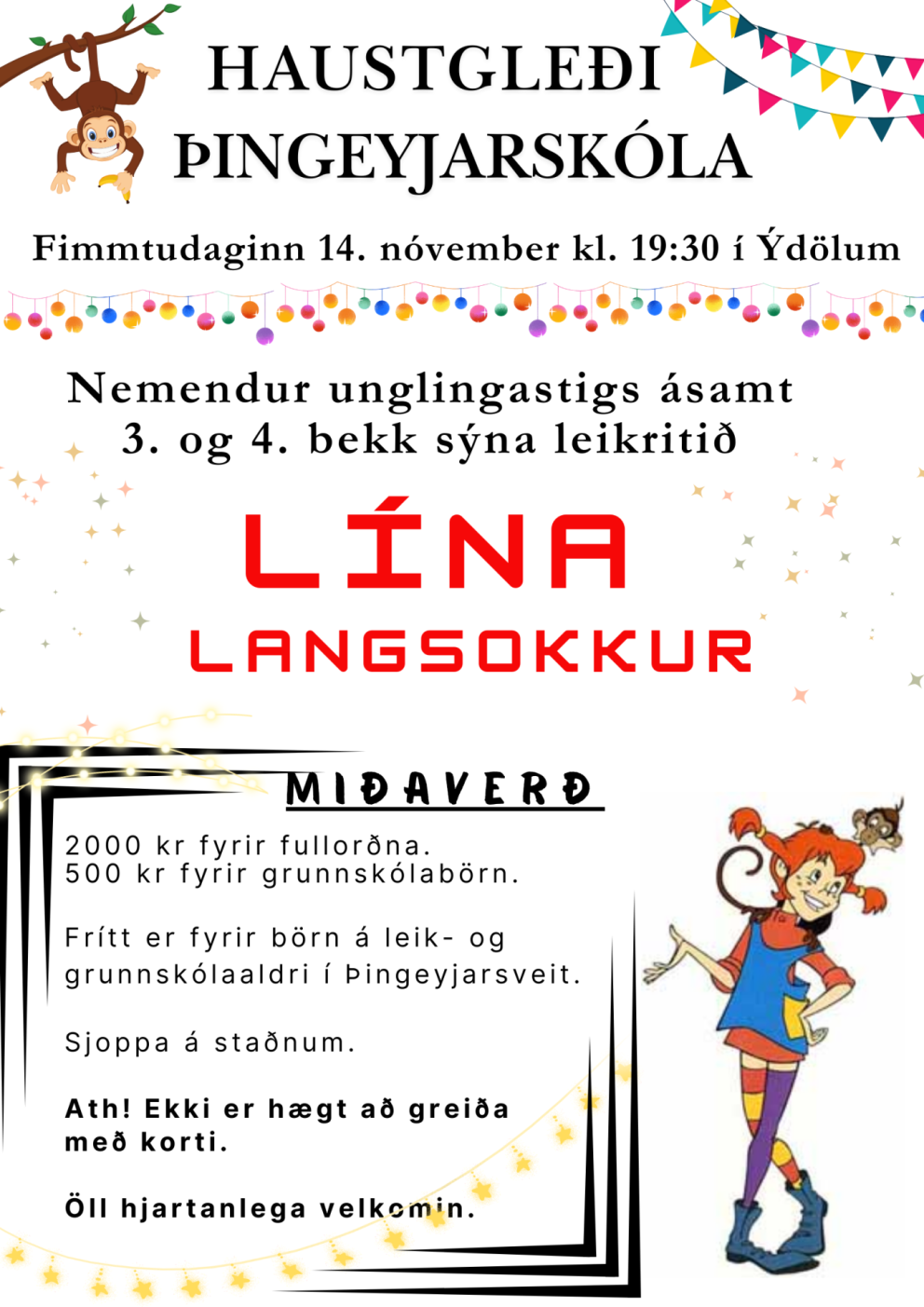 Undirbúningur haustgleði