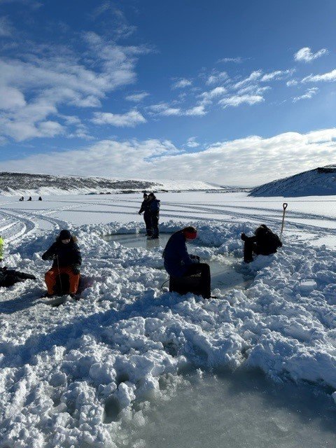 Útivistar- og björgunarsveitarval á dorgveiðum