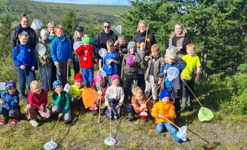 Nemendur yngsta stigs.