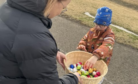 Páskaeggjaleit og páskafrí