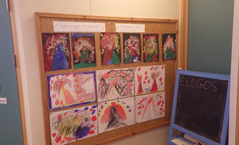 Eldgosamyndir apahóps