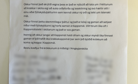 Að láta rödd sína heyrast