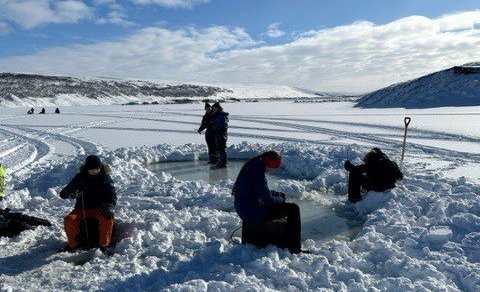 Útivistar- og björgunarsveitarval á dorgveiðum